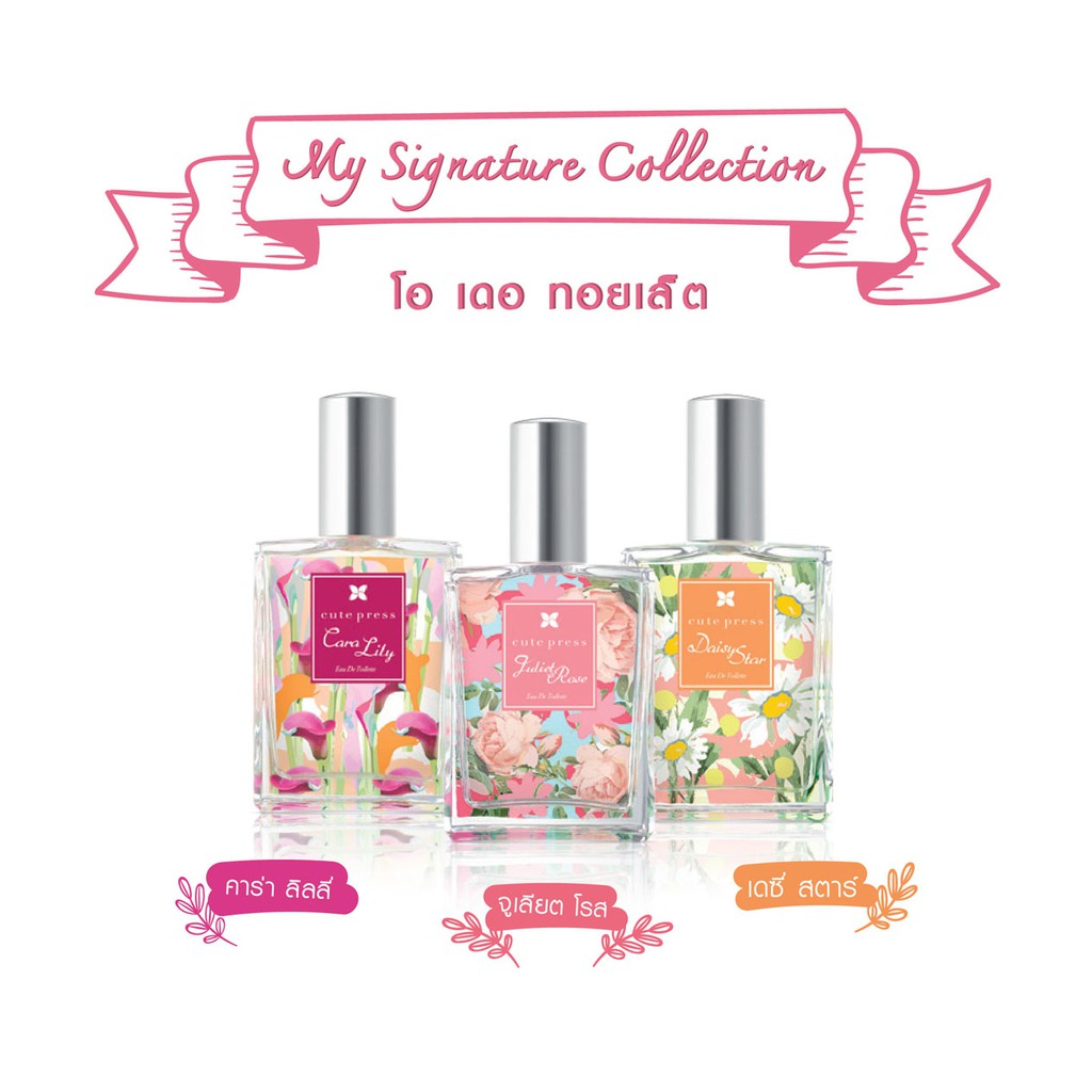 ภาพหน้าปกสินค้าส่งด่วน/ของแท้/ราคาถูก Cute Press My Signature Collection น้ำหอมญาญ่า (60 ml.) คิวท์เพรส Eau De Toilette