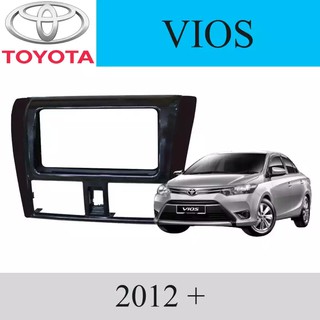 สินค้า หน้ากากวิทยุ รถยนต์ TOYOTA รุ่นALL-NEW VIOS ปี 2013 - สีดำ