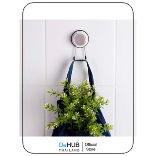 DeHUB Double Hook - S40 ตะขอแขวน ติดผนัง ไม่ต้องเจาะผนังให้เป็นรู สแตนเลส ตัวแขวน ตะขอแขวนอเนกประสงค์ ตะขอแขวนเสื้อตะขอต