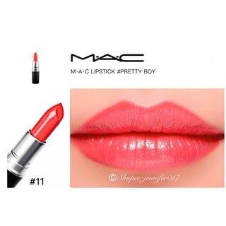 Beauty-Siam แท้ทั้งร้าน !! แบ่งขายลิปสติก MAC LIPSTICK สี PRETTY BOY แบ่งขายใส่กระปุก แถมแปรงทาลิปฟรี แท้100%