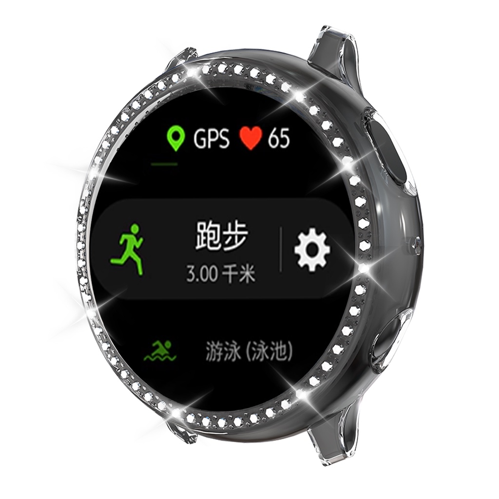 ภาพหน้าปกสินค้าเคสเพชรนาฬิกาข้อมือ Huawei Watch Gt2 44mm DT96/44MM จากร้าน 740805lin บน Shopee