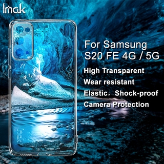 Original Imak Casing Samsung Galaxy S20 FE 5G / 4G Transparent Soft TPU Back Case Galaxy S20 Fan Edition / S20 Lite Clear Silicone Shockproof Cover