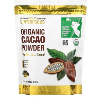 ภาพหน้าปกสินค้าผงคาเคา ซุปเปอร์ฟู๊ด Superfoods, Organic Cacao Powder, 8.5 oz ที่เกี่ยวข้อง