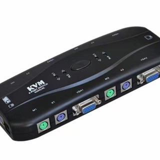 kvm-4-port-switch-4คอม-1จอ-ps-2-console