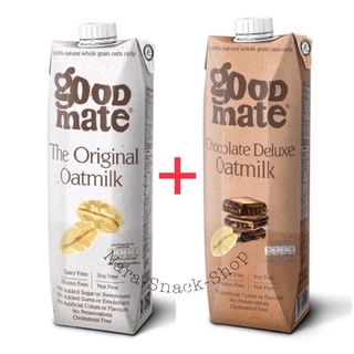 💥ซื้อคู่!ถูกกว่า!💥 Goodmate The Oat Milk Drink เครื่องดื่มน้ำนมข้าวโอ๊ต ตรากู๊ดเมท ขนาด 1000 มล.