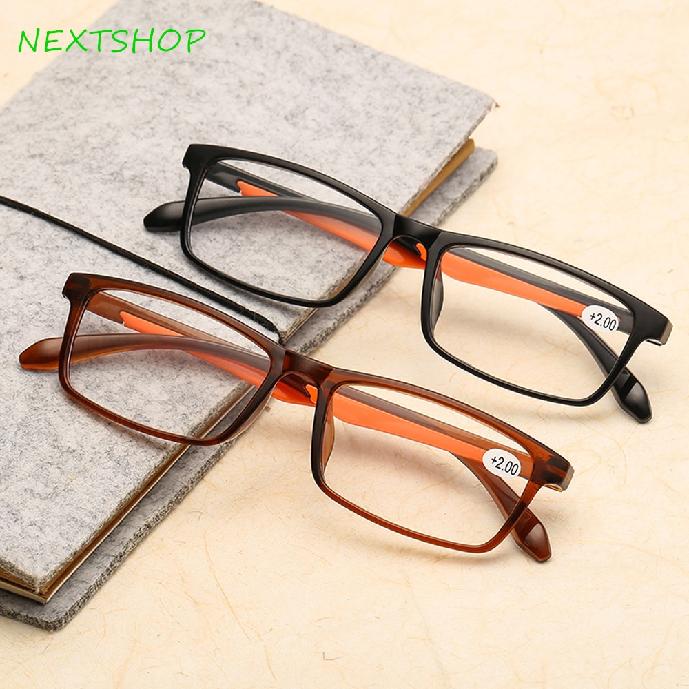 รูปภาพสินค้าแรกของNEXTSHOP แว่นตาอ่านหนังสือ เบาเป็นพิเศษ แว่นสายตายาวพิเศษ สำหรับผู้หญิงและผู้ชาย