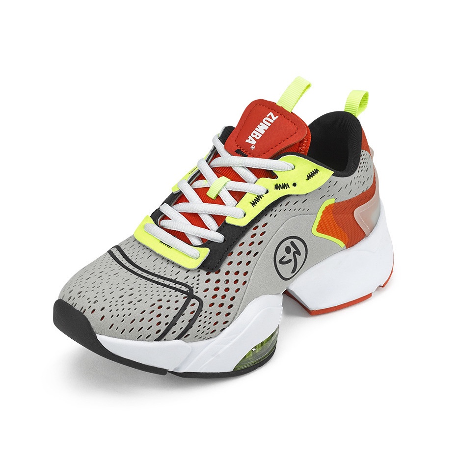 Zumba Air Stomp React - Orange Dance Fitness Shoes
