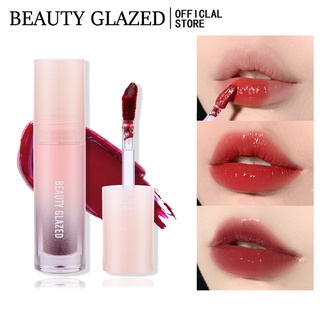 Beauty Glazed ลิปสติกเพิ่มความชุ่มชื้นชิมเมอร์คริสต์มาสดูแลริมฝีปาก