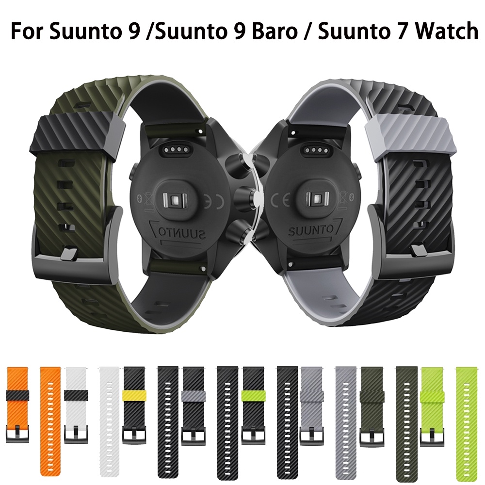 สายนาฬิกาข้อมือซิลิโคน-คุณภาพสูง-สําหรับ-suunto-7-suunto-9-baro-suunto-spartan-sport-wrist-hr-suunto-d5-24-มม