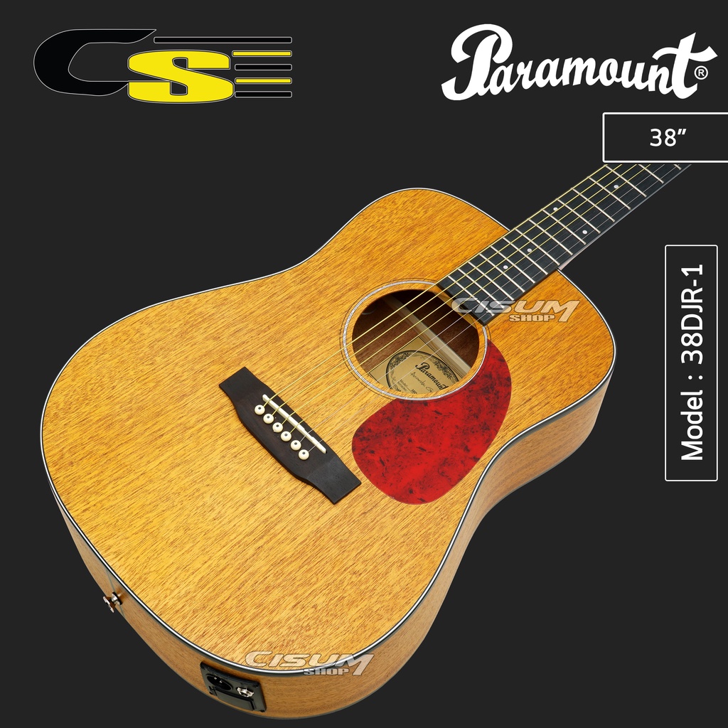 paramount-38djr-1-กีตาร์โปร่งไฟฟ้า-38-ทรง-martin