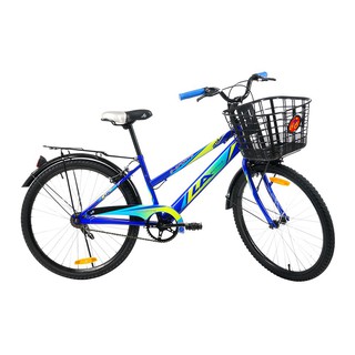 จักรยานแม่บ้าน จักรยานแม่บ้าน LA E-SPORTY 24 นิ้ว สีน้ำเงิน จักรยาน กีฬาและฟิตเนส CITY BIKE LA E-SPORTY 24" BLUE
