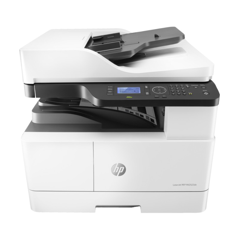 เครื่องปริ้น-hp-laserjet-mfp-m42623dn-8af50a-printer-a3-all-in-one-เลเซอร์ปริ้นเตอร์ขาวดำ-a3-เครื่องพร้อมหมึกแท้