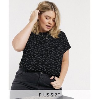 เสื้อยืดสาวอวบไซส์ใหญ่ Plus-size (50”-54”) #3389500143