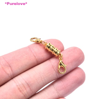 Purelove&gt; ตะขอก้ามปูแม่เหล็ก แฮนด์เมด DIY สําหรับทําเครื่องประดับ 10 ชิ้น ต่อล็อต