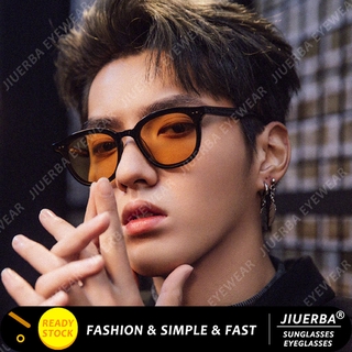 ภาพขนาดย่อของสินค้า(JIUERBA) COD แว่นตากันแดด ทรงกลมและทรงรี สไตล์เกาหลี สำหรับผู้ชายและผู้หญิง