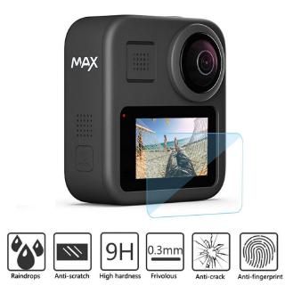 (ซื้อ 1 แถม 1) ฟิล์มกระจกกันรอยสําหรับ gopro max lcd hd lens