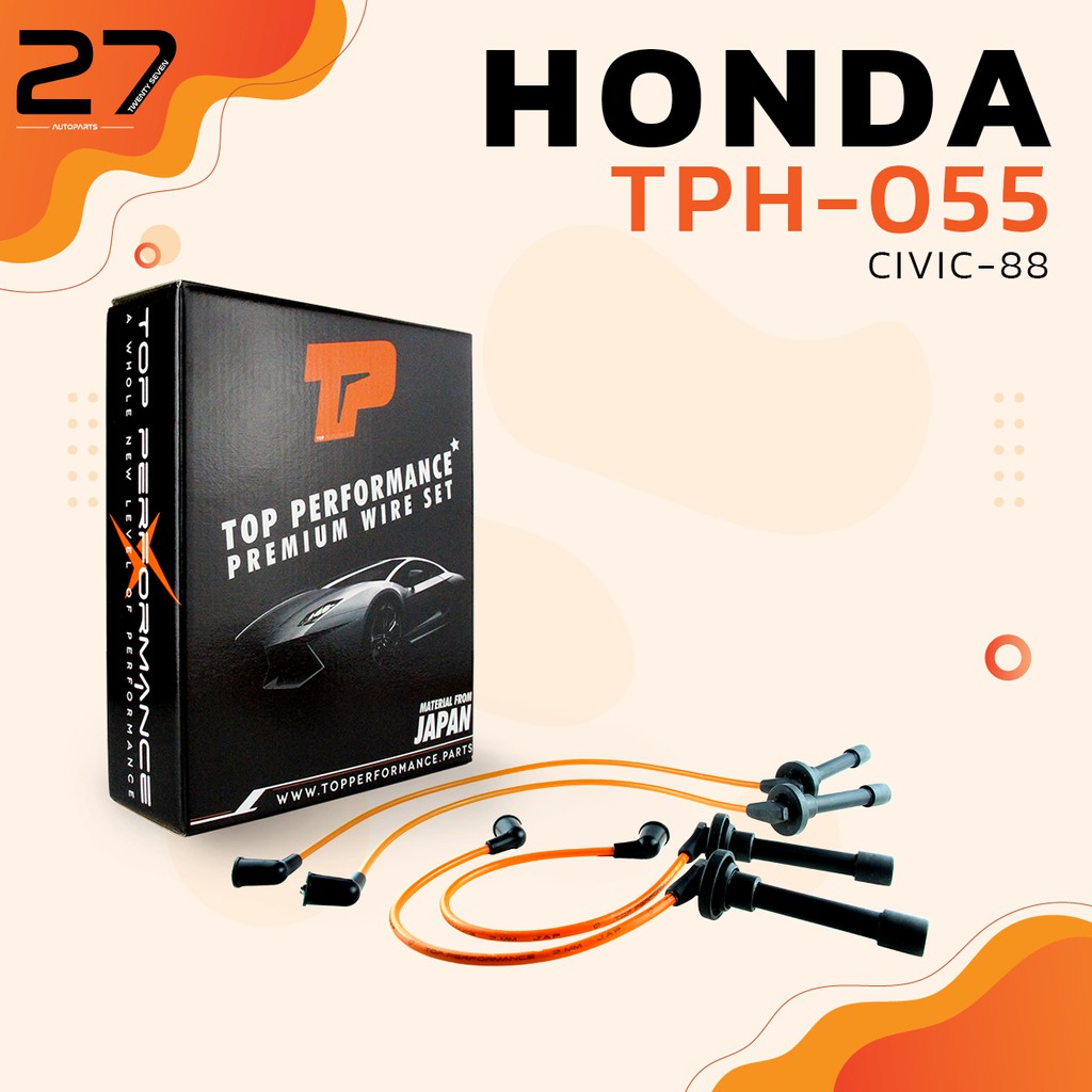 สายหัวเทียน-honda-civic-88-เครื่อง-d16a-ตรงรุ่น-รหัส-tph-055-top-performance-japan