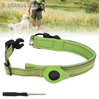 B_Uranus324 ปลอกคอไนล่อน ป้องกันการสูญหาย สีเขียว สําหรับสัตว์เลี้ยง สุนัข