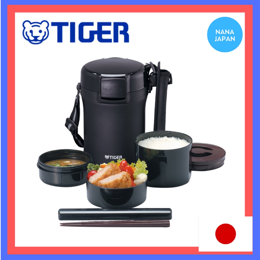 Tiger Thermos Lunch box Thermal Insulation Stainless vacuum LW* F/S Japan  Import