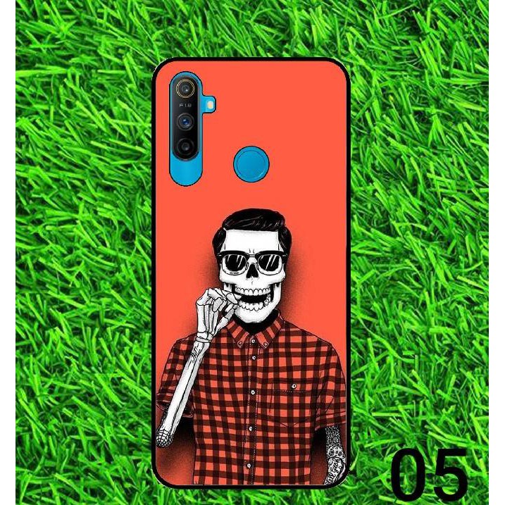 เคส-เคสมือถือ-ลาย-กระโหลก-แนวๆ-วินเทจ-realme-c12-realme-c25-realme-narzo-30a-ใช้เคสเดียวกันจ้า