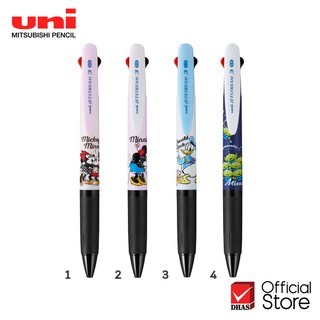 สินค้า Uni ปากกา ปากกาลูกลื่น เจ็ทสตรีม 3 หัว SXE3-504D-05 Disney จำนวน 1 ด้าม