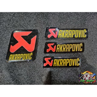 โลโก้ติดปลายท่อ AKRAPOVIC  A01