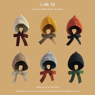ภาพขนาดย่อสินค้าหมวกผ้าขนสัตว์ถักเปีย แฮนด์เมด สไตล์ญี่ปุ่น เหมาะกับฤดูใบไม้ร่วง ฤดูหนาว สําหรับผู้หญิง