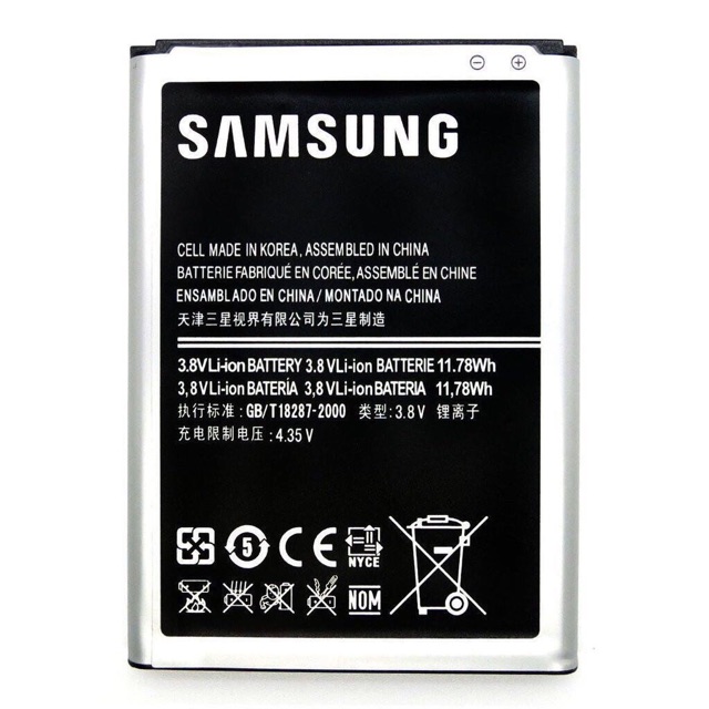 ภาพสินค้าSamsung (ซัมซุง) แบต Note2(N7100 / N7105) Samsung Battery 3.8V 3100mAh จากร้าน aa.accessory บน Shopee ภาพที่ 5