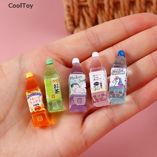 &lt; Cooltoy &gt; ชุดโมเดลเครื่องดื่ม น้ําผลไม้ อาหารจิ๋ว สไตล์ญี่ปุ่น สําหรับตกแต่งบ้านตุ๊กตา 5 ชิ้น