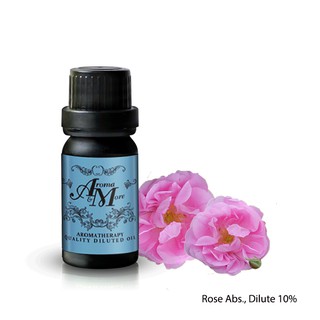 Aroma&amp;More Rose Absolute Dilute 10% / น้ำมันหอมระเหยโรส แอปโซลูด 10% (ชนิดเจือจาง) Bulgaria 10/30ML