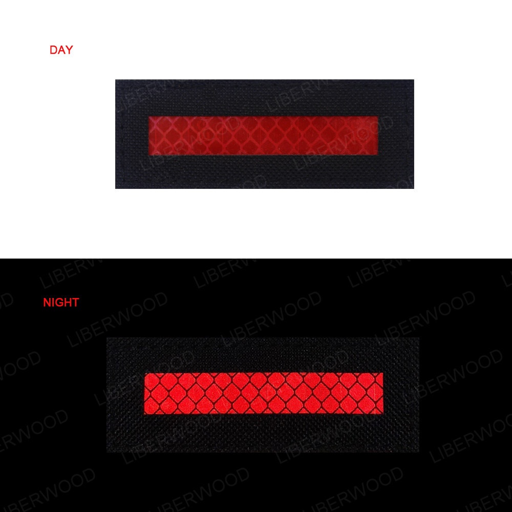 IR Infrared Safety Patch Fire Fighter Police Thin Blue Red Yellow Line ...