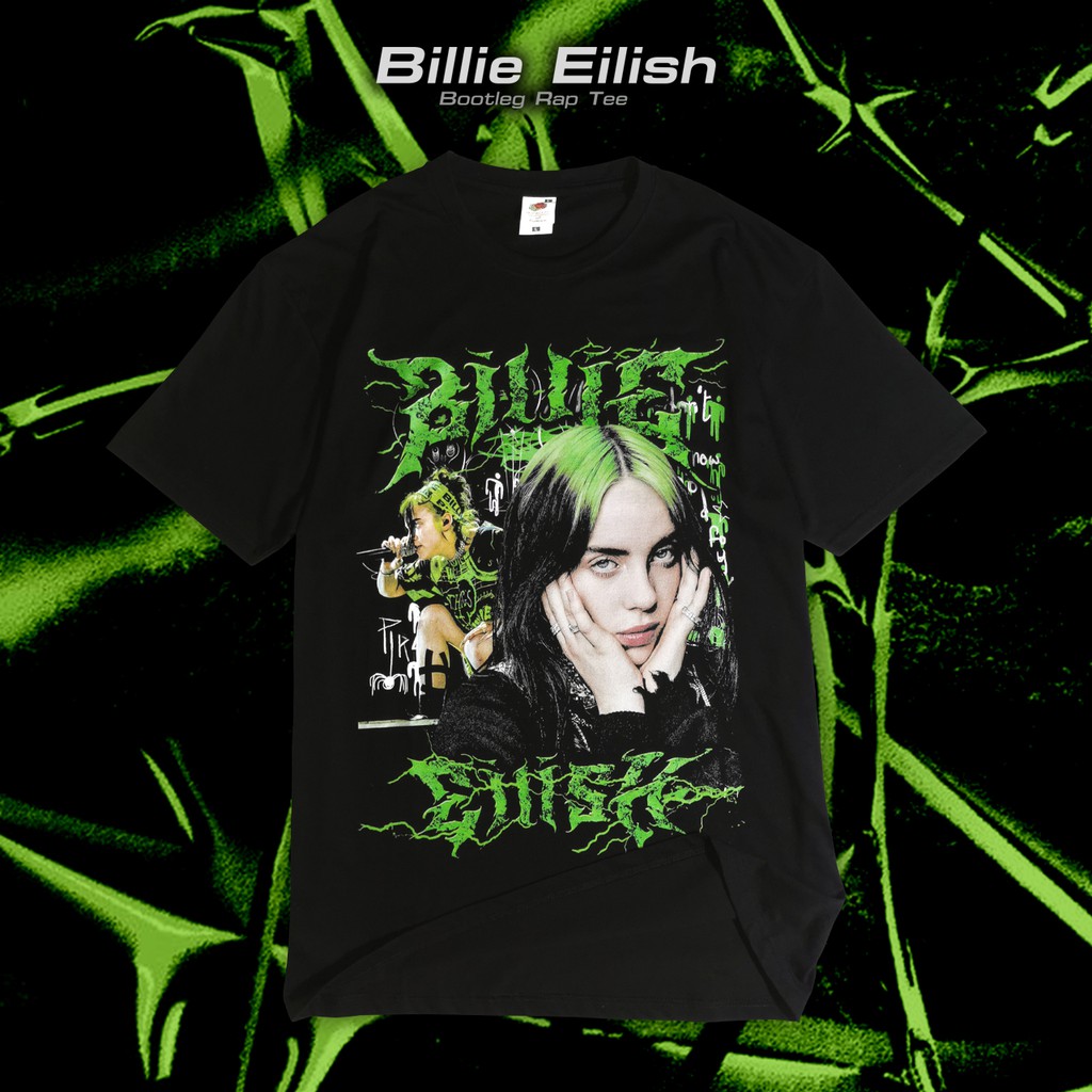 เสื้อยืด-billie-eilish-bootleg-t-shirt-v2-บิลลี่-ไอลิช-บูทเลทs-5xl