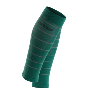 CEP REFLECTIVE CALF SLEEVES WOMEN - GREEN - รัดน่องแบบมีแถบสะท้อนแสงผู้หญิง