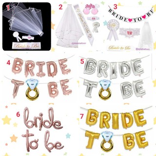 ภาพขนาดย่อของสินค้าพร้อมส่ง Bride to be for Hen nightปาร์ตี้สละโสด