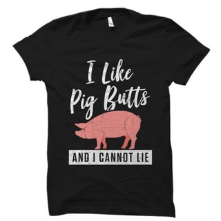 เสื้อยืดโอเวอร์ไซส์GILDAN เสื้อยืด พิมพ์ลาย I Like Pig s And I Cannot Lie สําหรับผู้ชาย และผู้หญิงS-3XL