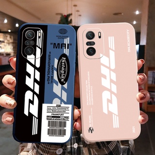 เคสโทรศัพท์มือถือ ขอบสี่เหลี่ยม ลาย DHL NASA สําหรับ Xiaomi Redmi Note 10 Pro 9S 9A POCO X3 NFC M3 Pro 5G