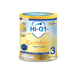 โปรโมชั่น Flash Sale : [นมผง] ไฮคิว 1 พลัส คอมฟอร์ท พรีไบโอโพรเทค สูตร 3 400 กรัม นมสูตรเฉพาะสำหรับเด็กอายุ 1 ปีขึ้นไปและทุกคนในครอบครัว Hi-Q Comfort 1 Plus
