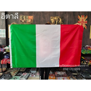 &lt;ส่งฟรี!!&gt; ธงชาติ อิตาลี Italy Flag 4 Size พร้อมส่งร้านคนไทย