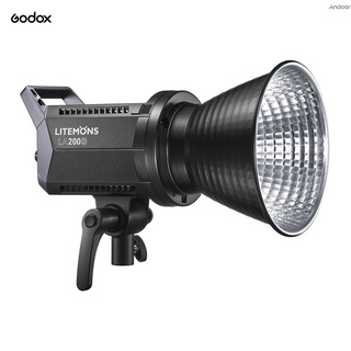 Godox Litemons LA200D ไฟสตูดิโอ LED 230W 5600K อุณหภูมิสี 8 FX CRI96+ TLCI97+ เมาท์โบเวน พร้อมรีโมตคอนโทรล APP สําหรับถ่ายภาพ