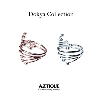 Aztique แหวนเงินแท้ แหวนกิ่งไม้ ปรับไซท์ Ring Adjustable Ring Jewelry Gifts Minimalist Jewelry dk