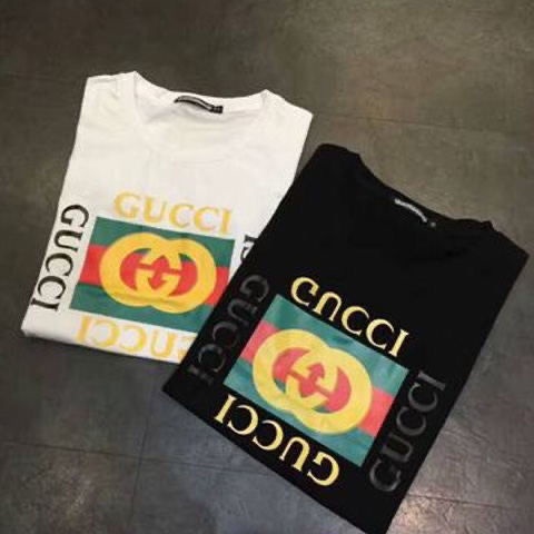 เสื้อยืดแขนสั้น-ผ้าฝ้าย-พิมพ์ลายตัวอักษร-gucci-trademark-แฟชั่นฤดูร้อน-สําหรับเด็ก