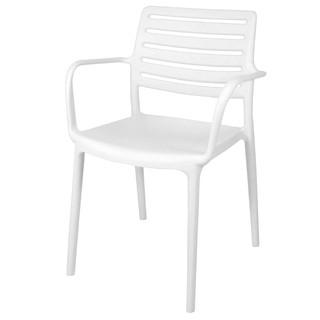 โต๊ะ เก้าอี้ เก้าอี้พลาสติก PIONEER PNG9172 สีขาว เฟอร์นิเจอร์นอกบ้าน สวน อุปกรณ์ตกแต่ง PLASTIC CHAIR PIONEER PNG9172 WH