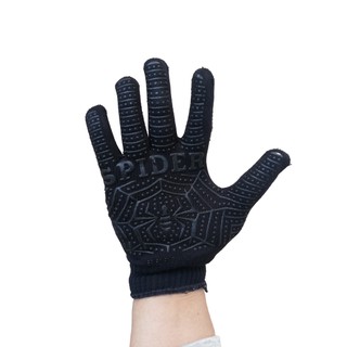 สินค้า ถุงมือใส่ขี่มอเตอร์ไซต์ แบบเต็มมือ สีดำ