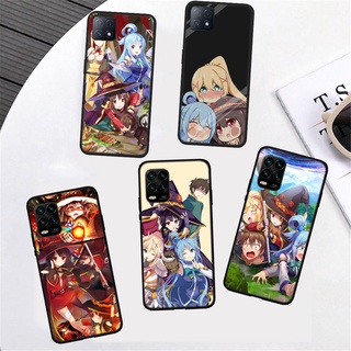 เคสซิลิโคนนิ่ม ลายอนิเมะ KonoSuba สําหรับ Realme Narzo 20 30 30A 50i C21Y C25Y C25S XT X2 X Lite OI10