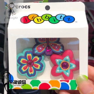 🔥จิ๊บบิทตัวติดรองเท้ามีรู รูปแบบการ์ตูน ตัวติดรองเท้า crocs DIY ตุ๊กตาติดรองเท้า  ตกแต่งสวยงาม สไตล์น่ารัก