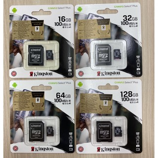 ภาพหน้าปกสินค้าเมมโมรี่การ์ด MicroSD Kingston แท้ 💯% รับประกันตลอดอายุการใช้งาน ออกใบกำกับภาษีได้ ซึ่งคุณอาจชอบสินค้านี้