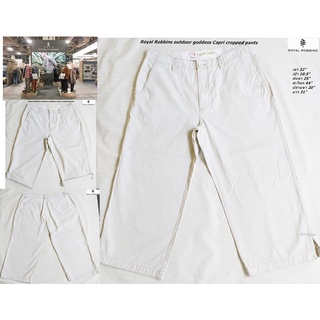 กางเกงเดินป่า Royal Robbins outdoor goddess Capri cropped pants ไซส์ 32 (สภาพเหมือนใหม่ ไม่ผ่านการใช้งาน)-UNISEX