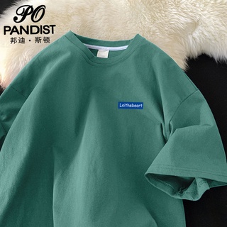 【พร้อมส่ง】 Pandist เสื้อยืดแขนสั้น ทรงหลวม สไตล์ฮิปฮอป สตรีท อเมริกัน เหมาะกับฤดูร้อน สําหรับผู้ชาย