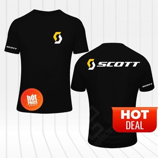 เสื้อแฟชั่นผญ sexy - Dri-FitScottโลโก้ขี่จักรยานแขนสั้นเสื้อยืดไมโครไฟเบอร์