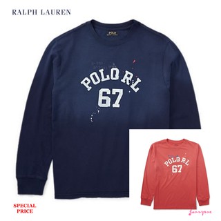 RALPH LAUREN COTTON JERSEY GRAPHIC T-SHIRT